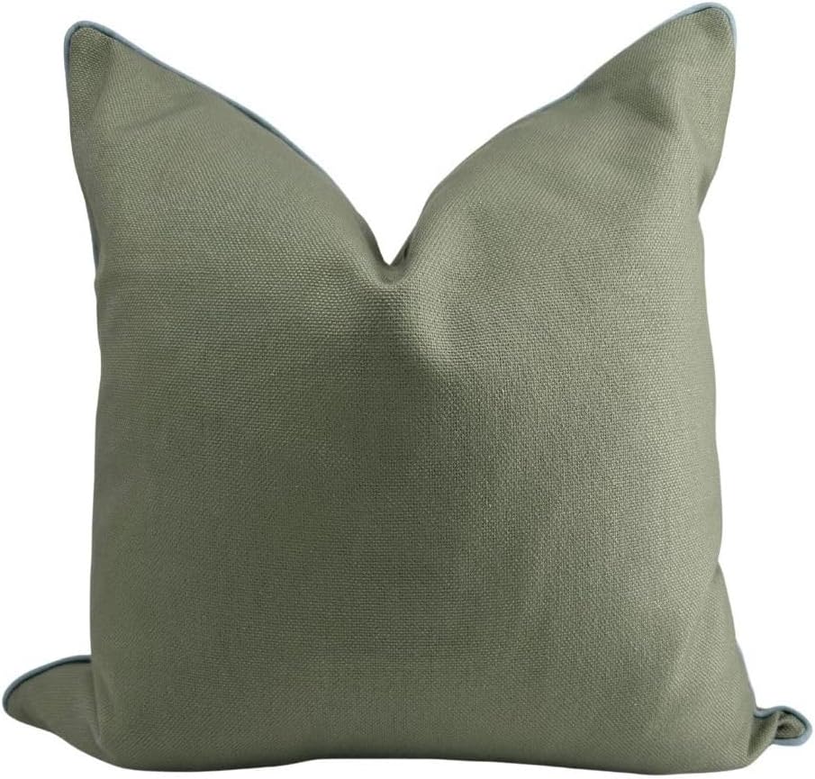 Green Grandmillennial Pillow Cover 20×20 Inch