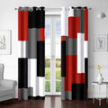 Geometric Blackout Curtains 2 Panels 52W×72L