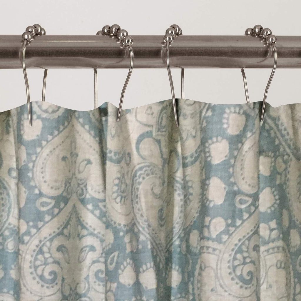 Cotton Medallion Printed Shower Curtain