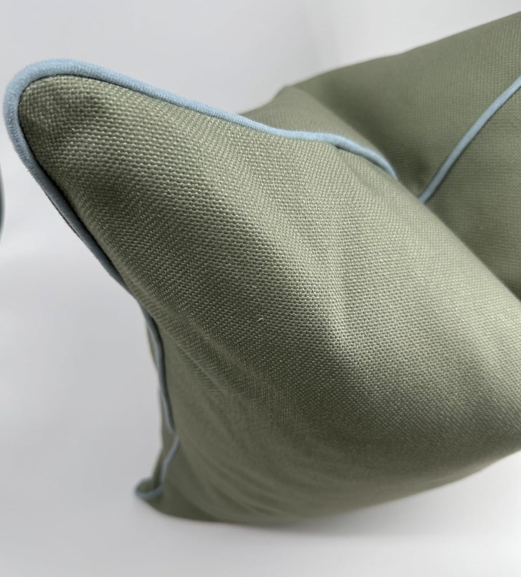 Green Grandmillennial Pillow Cover 20×20 Inch