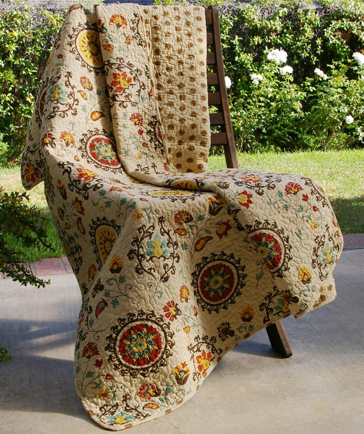 Andorra Cotton Quilted Throw Blanket