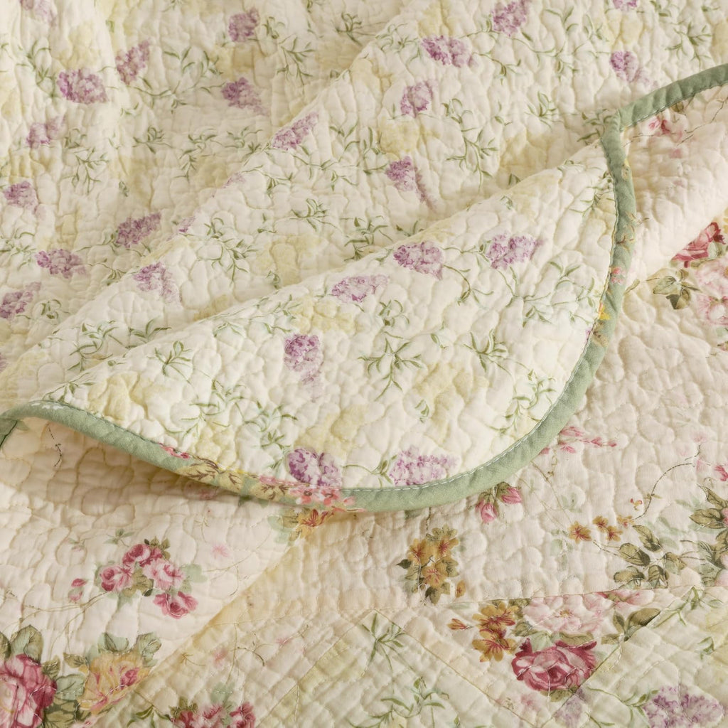Bliss Cotton Patchwork Throw Quilt, 50 x 60 inches