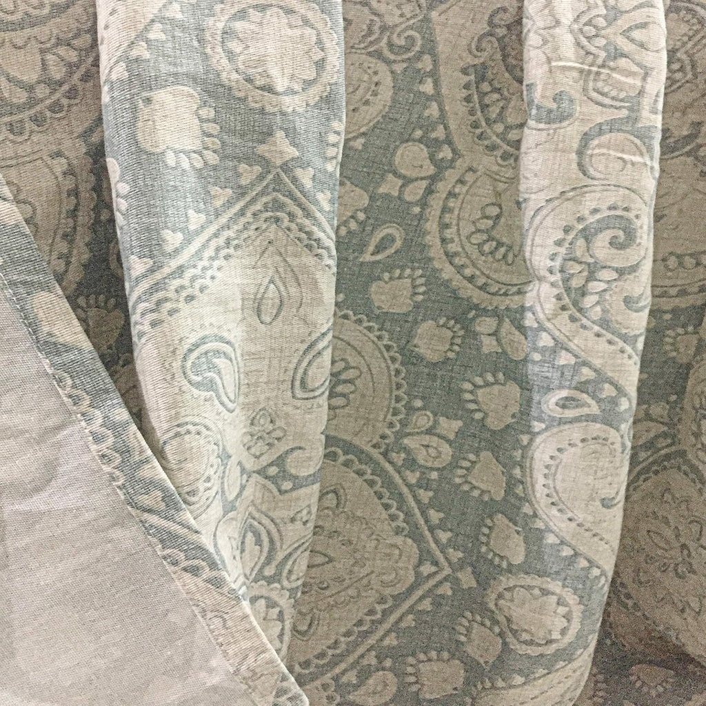 Cotton Medallion Printed Shower Curtain