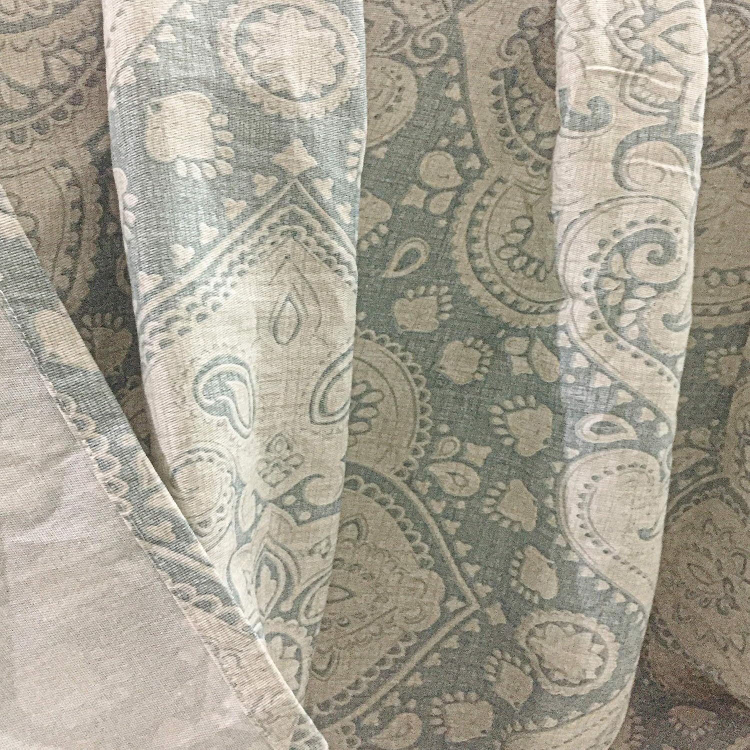 Cotton Medallion Printed Shower Curtain